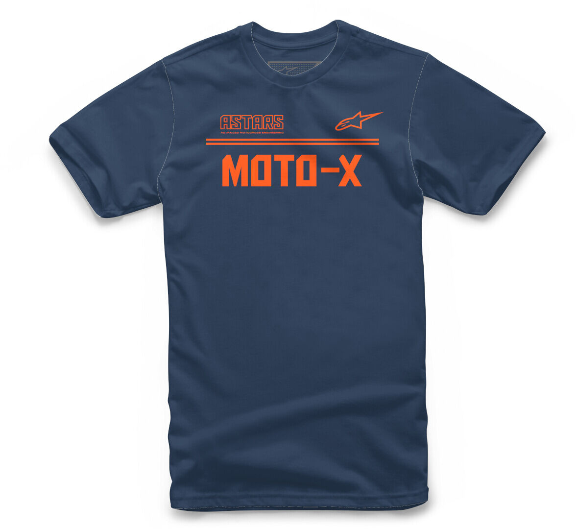 Alpinestars Astars Moto-X T-Shirt  - Blue Orange
