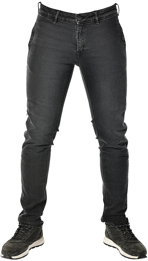 Overlap Rudy Motorcycle Jeans  - Black