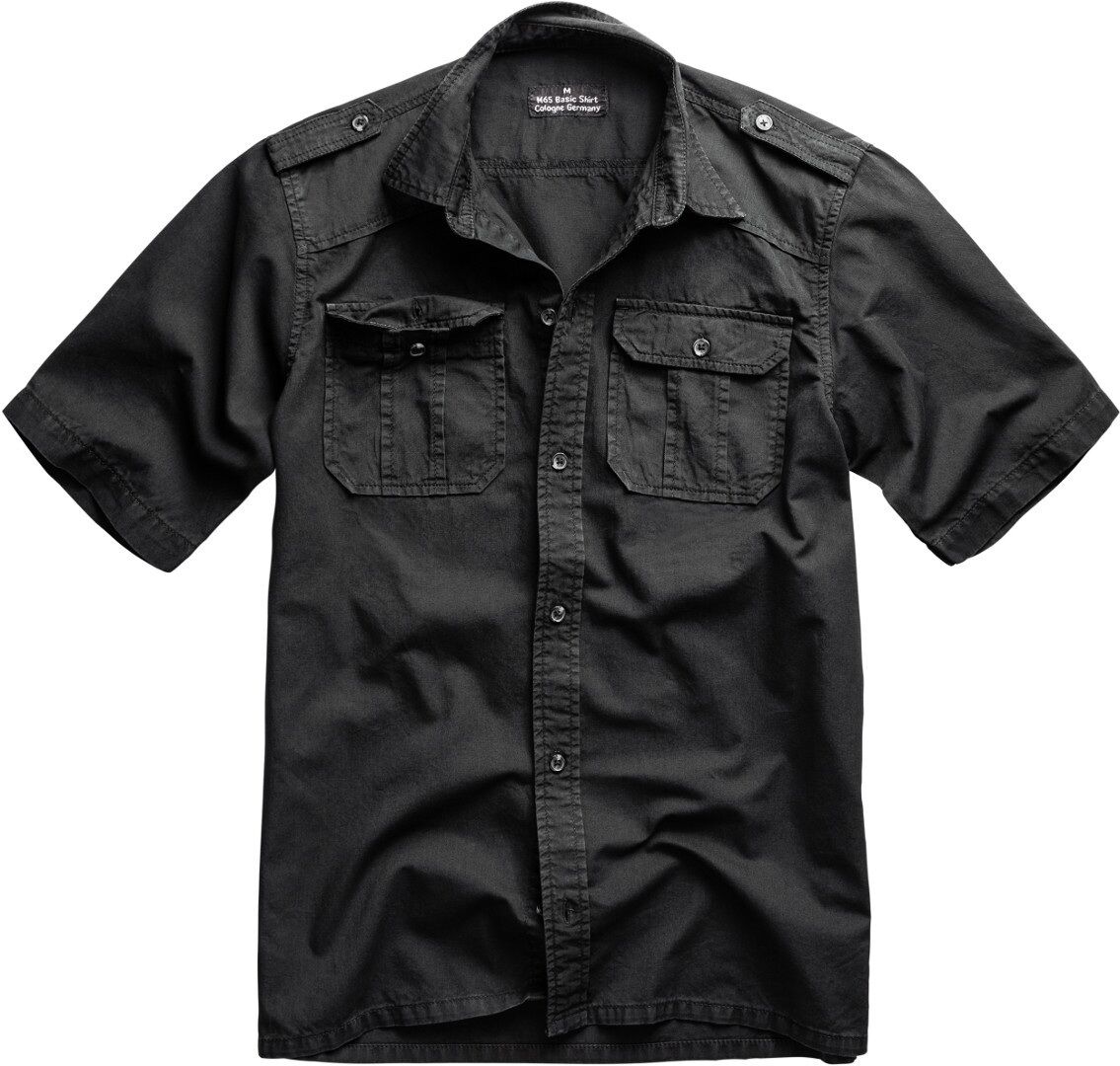 Surplus M65 Basic Short Sleeve Shirt  - Black