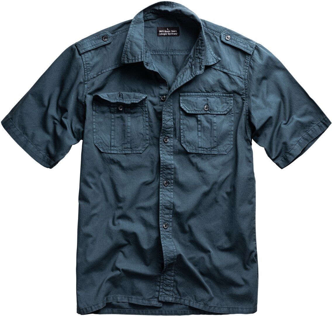 Surplus M65 Basic Short Sleeve Shirt  - Blue