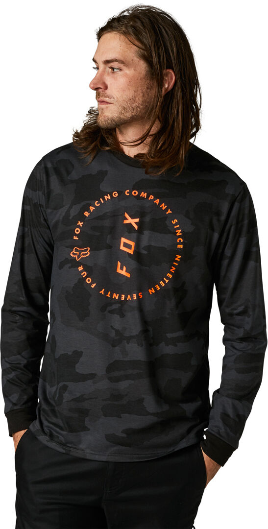 Fox Clean Up Camo Tech Longsleeve  - Black Multicolored