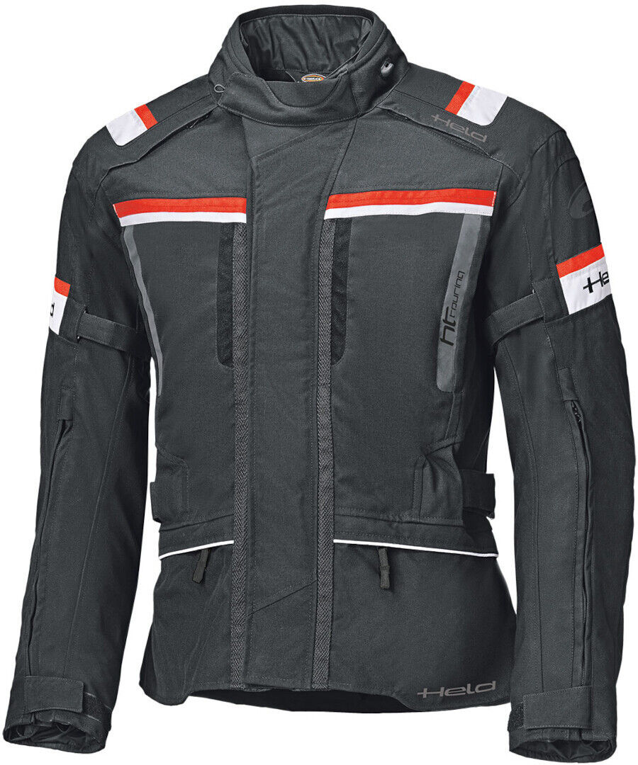 Held Tourino Motorcycle Textile Jacket  - Black Red