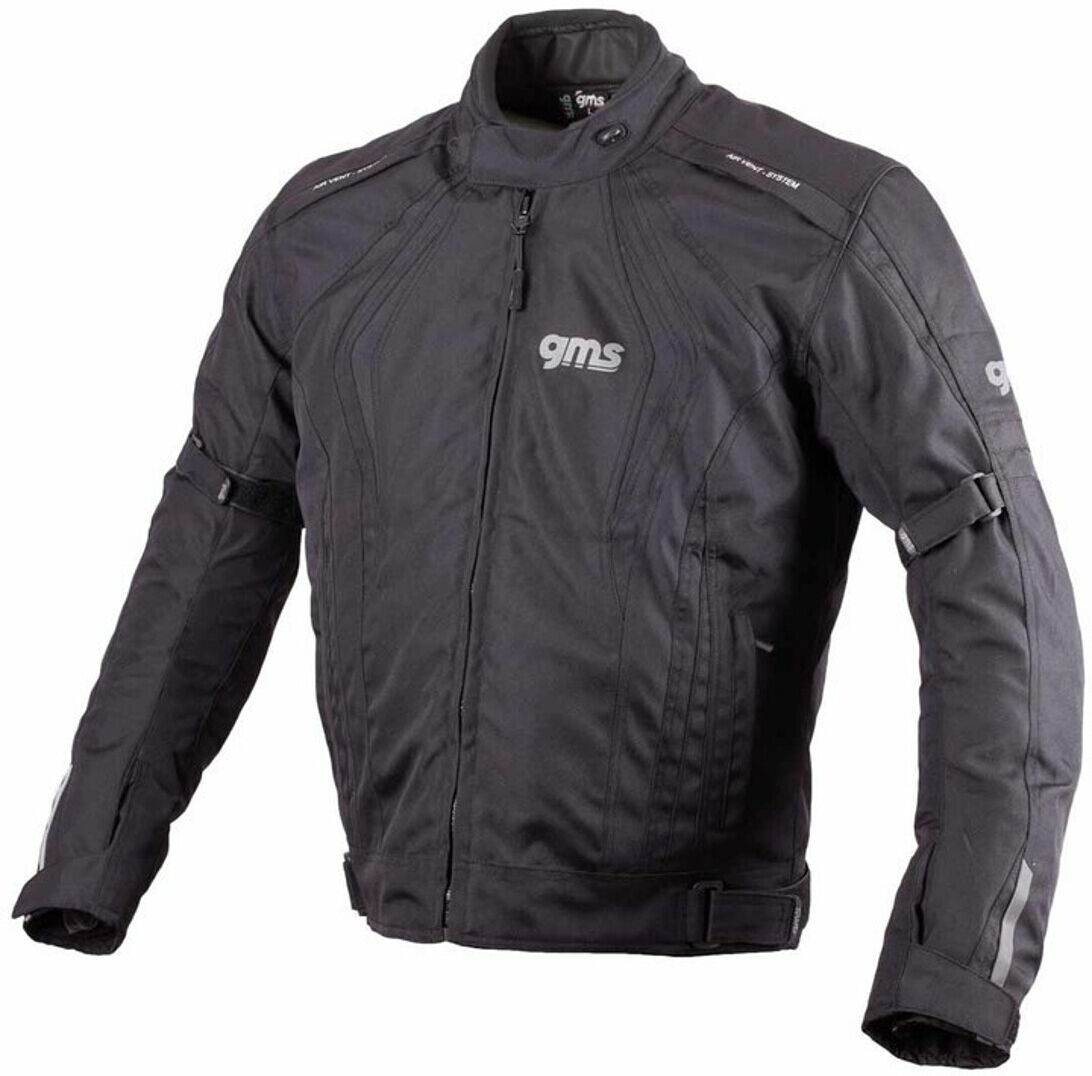 Gms Pace Motorcycle Textile Jacket  - Black