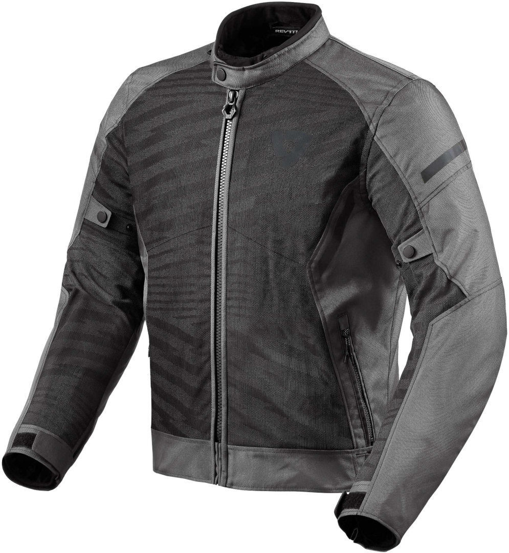 Revit Torque 2 Motorcycle Textile Jacket  - Black Grey