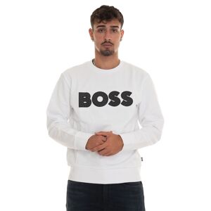 Boss Felpa girocollo SOLERI01 Bianco Uomo L