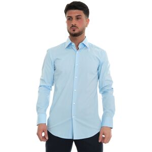 Boss Camicia classica da uomo H-HANK-KENT Azzurro Uomo 37