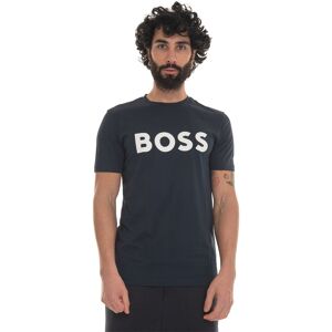 Boss T-shirt girocollo Blu Uomo L