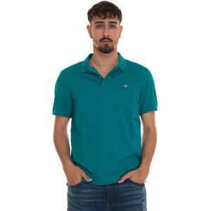 Gant Polo manica corta Turchese Uomo XL