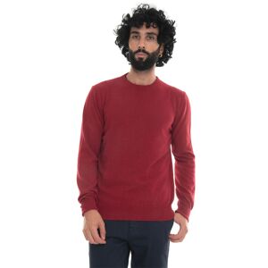 Quality First Pullover girocollo Rosso Uomo S