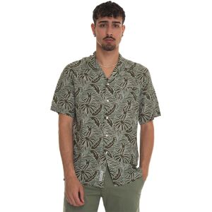 Woolrich Camicia casual TROPICAL PRINT BOWLING SHIRT Verde Uomo L