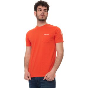 Save the Duck T-shirt girocollo mezza manica Damien Arancione Uomo XXL