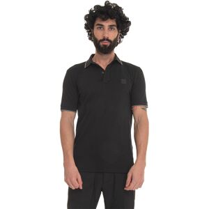 Boss Polo in cotone piquet Nero Uomo M