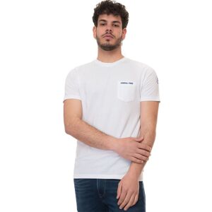 Save the Duck T-shirt girocollo mezza manica Damien Bianco Uomo XXL