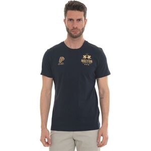 La Martina T-shirt girocollo mezza manica Yitro Blu Uomo M