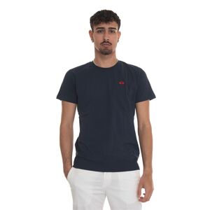 La Martina T-shirt girocollo mezza manica Serge Blu Uomo M