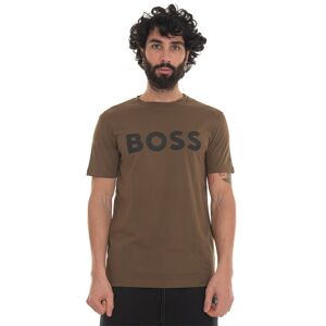 Boss T-shirt girocollo Verde Uomo S