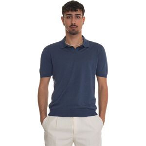 Gran Sasso Polo in maglina Denim Uomo 50