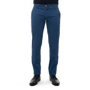 Luigi Borrelli Pantalone modello chino Partenope Blu medio Uomo 32