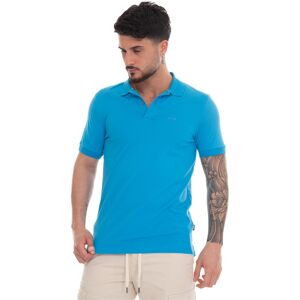 Boss Polo in cotone piquet Azzurro Uomo 3XL