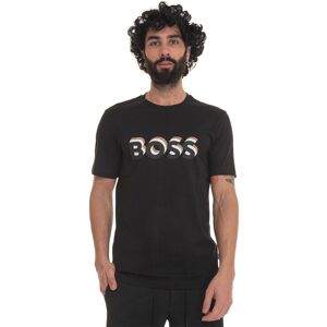 Boss T-shirt girocollo mezza manica Nero Uomo L