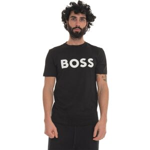 Boss T-shirt girocollo Nero Uomo 3XL