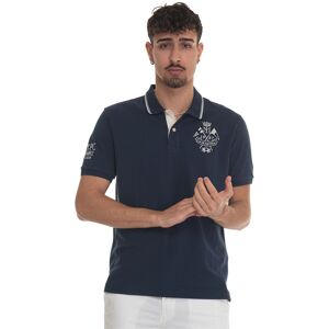 La Martina Polo in cotone piquet Yoshihiko Blu Uomo M