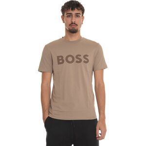 Boss T-shirt girocollo Beige Uomo M