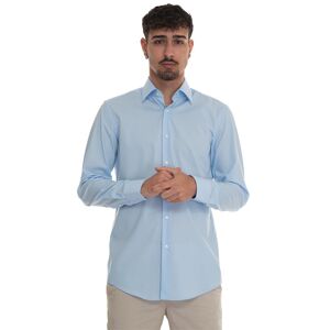 Boss Camicia casual H-HANK-KENT Celeste Uomo 41