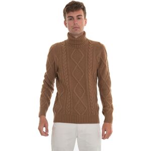 Gran Sasso Pullover collo alto Cammello Uomo 48