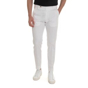 Berwich Pantalone modello chino MORELLO Bianco Uomo 50