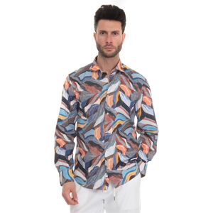 Vincenzo De Lauziers Camicia casual Marrone Uomo L