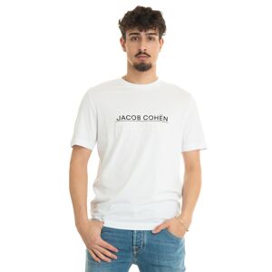 Jacob Cohen X Histores T-shirt Girocollo Mezza Manica Bianco Uomo M