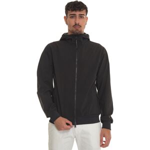 Woolrich Giubbotto SOFT SHELL FULL ZIP HOODIE Nero Uomo M