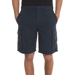 Woolrich Bermuda con tasconi GABARDINE CARGO SHORT Blu Uomo 34