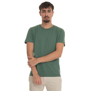 Peuterey T-shirt girocollo mezza manica MANDERLY01 Verde militare Uomo XL