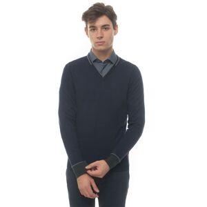 Peuterey Pullover collo a V Dencom01 Blu Uomo S