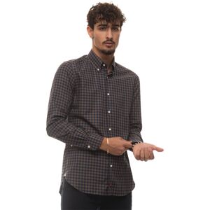 Carrel Camicia casual Blu-marrone Uomo 41