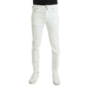 Jacob Cohen x Histores Jeans 5 tasche Denim bianco Uomo 38