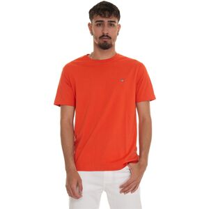 Gant T-shirt girocollo mezza manica Arancio Uomo M