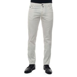 Luigi Borrelli Pantalone 5 tasche Caraciolo Bianco Uomo 38