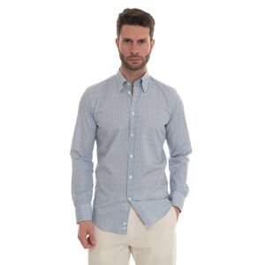 Canali Camicia casual Azzurro Uomo XXL