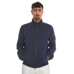 Woolrich Felpa zip EXTRA LIGHT FULL-ZIP TRACK Blu Uomo L