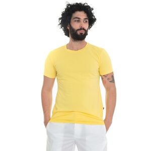 Gallo T-shirt girocollo mezza manica Giallo Uomo XL