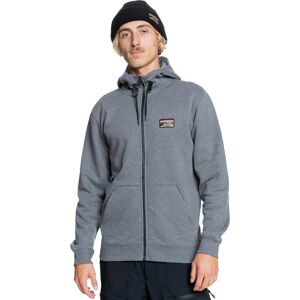 Quiksilver BIG LOGO SNOW FULL ZIP HEATHER GREY XS