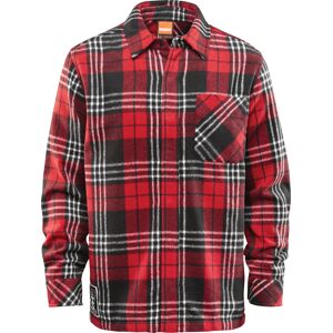 THIRTYTWO 32 FLANNEL SHIRT BLACK RED L