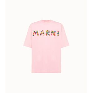 Marni t-shirt logo bouquet
