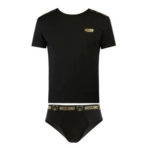 MOSCHINO T-Shirt Con Slip Uomo Art 2101 8119 A-I 22 Colore Foto Misura A Scelta 555