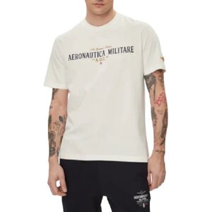 Aeronautica Militare T-Shirt Uomo Art 241ts2218j641 OFF WHITE