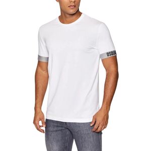 DSQUARED2 T-Shirt Uomo Dsquared Art D9m3u3620 A-I 22 Colore A Scelta Misura A Scelta BIANCO