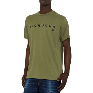 Richmond T-Shirt Uomo Art Ump24004ts GREEN LICHEN